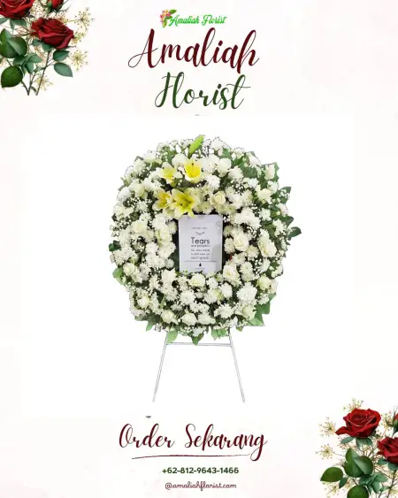 Krans Bunga Duka Kesesi